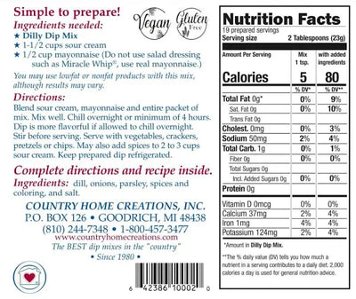 Dilly Dip Mix