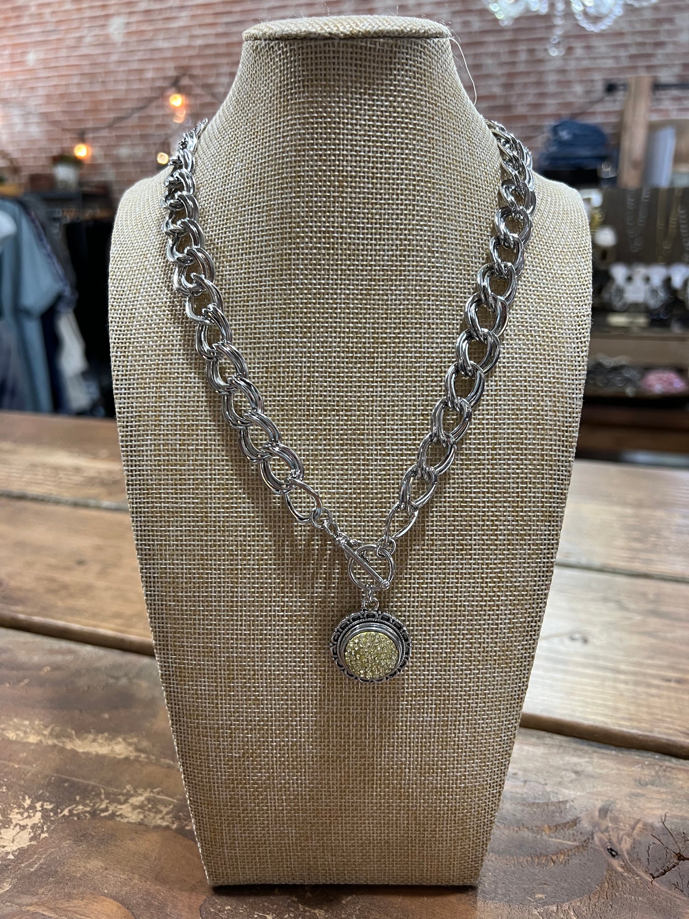 Gingersnap front chain necklace - Little Prairie Girl