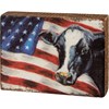 Cow Flag Sign - Little Prairie Girl