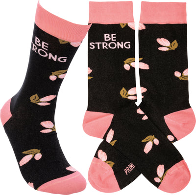 Be Strong Socks - Little Prairie Girl