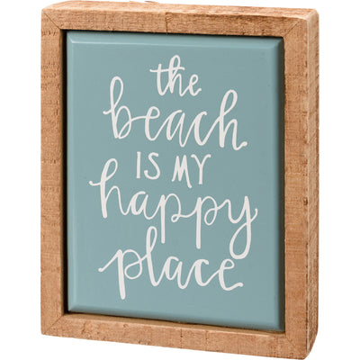 My Happy Place Box Sign - Little Prairie Girl