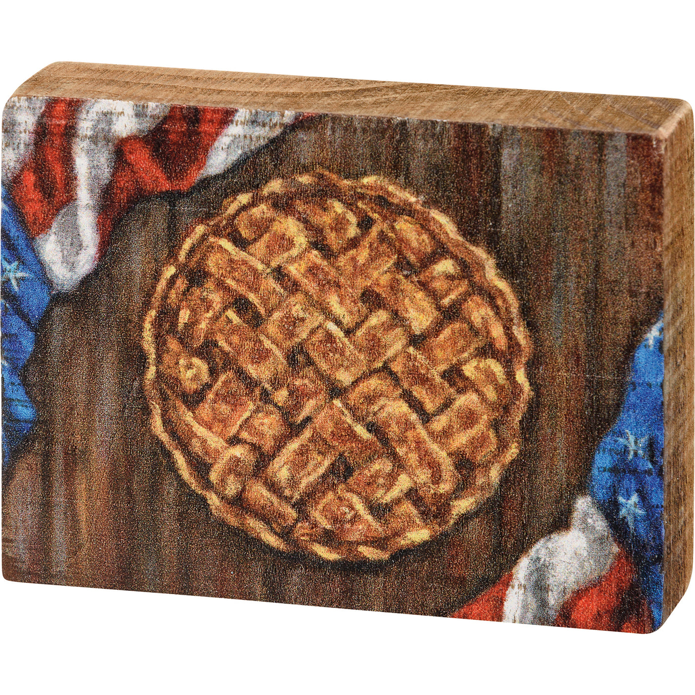 Apple Pie Block Sign - Little Prairie Girl