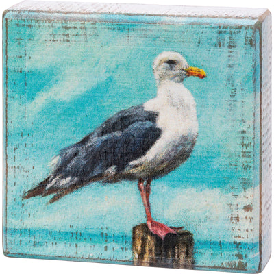 Seagull Box Sign - Little Prairie Girl