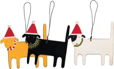 Christmas Dog Ornament - Little Prairie Girl