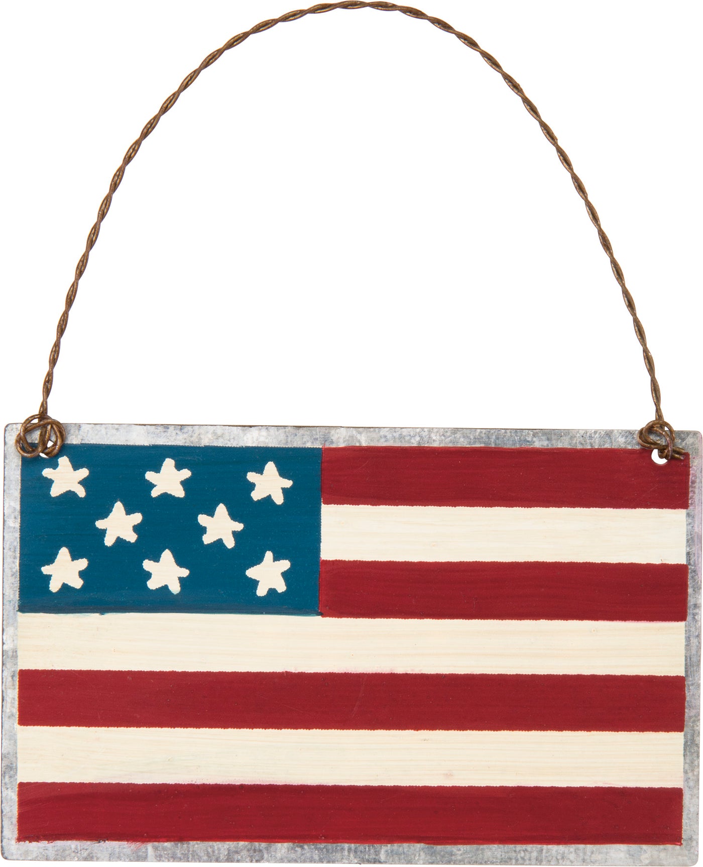 American Flag Ornament - Little Prairie Girl