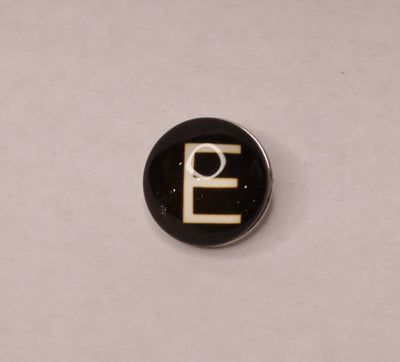 Ginger Snaps Black Bubble Alphabet Charms - Little Prairie Girl