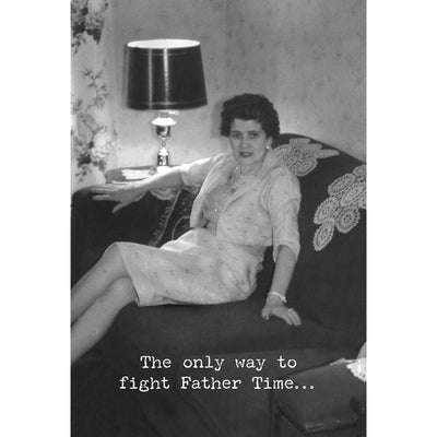 Father Time - Just for Fun Card - Little Prairie Girl