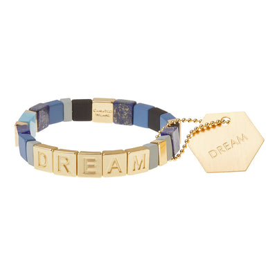 Empower Bracelet - DREAM - Gold, Lapis, Jasper - Little Prairie Girl