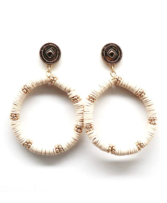 Heishi Beads Earrings - Little Prairie Girl