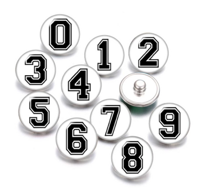 Ginger Snaps Number Charms - Little Prairie Girl