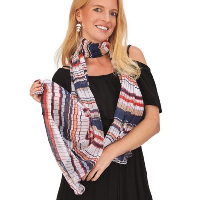 Abstract Striped Scarf - Little Prairie Girl