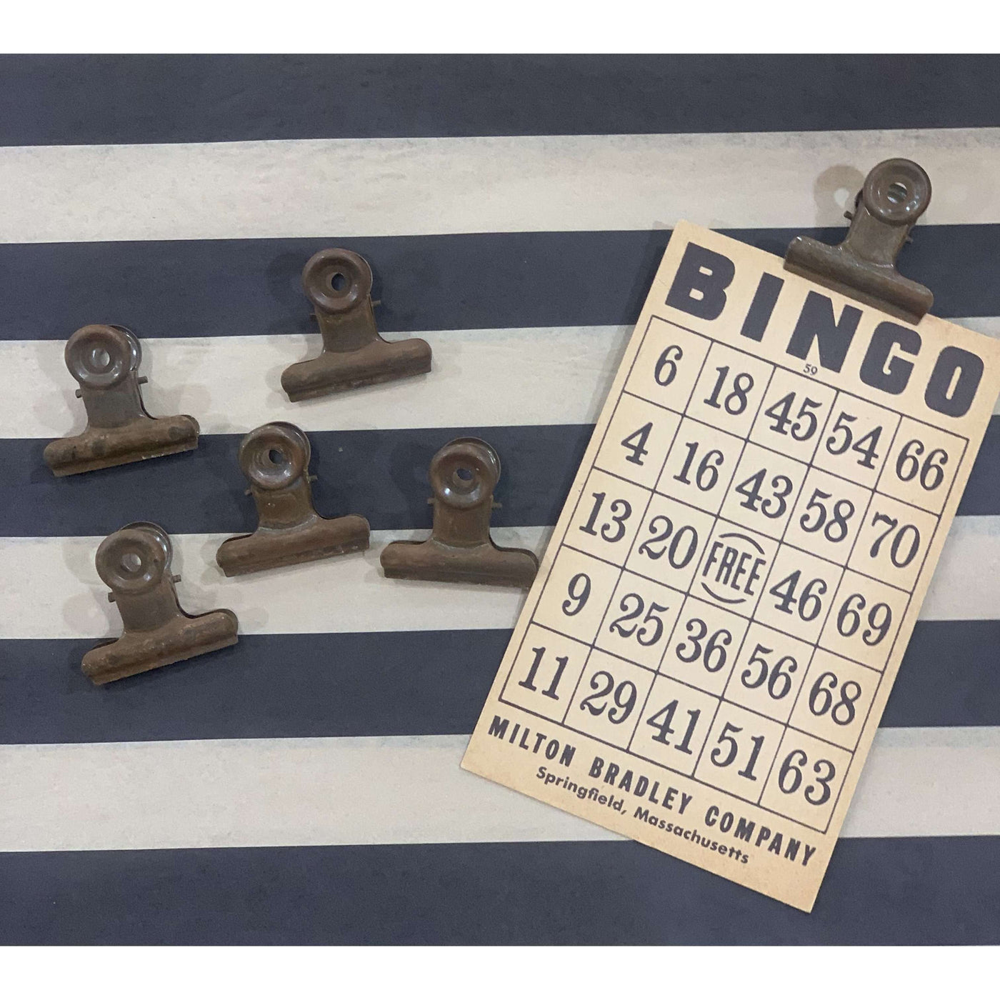Assorted Antique Game Bingo Cards - Little Prairie Girl