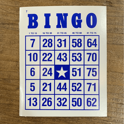 Assorted Antique Game Bingo Cards - Little Prairie Girl