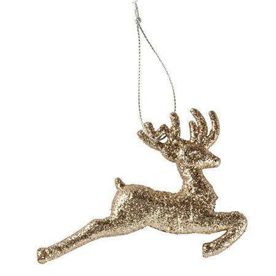 Christmas Ornament - Running Deer - Little Prairie Girl