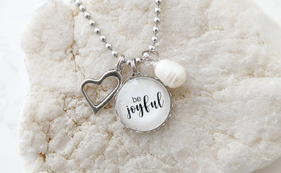 Be Joyful Necklace - Little Prairie Girl