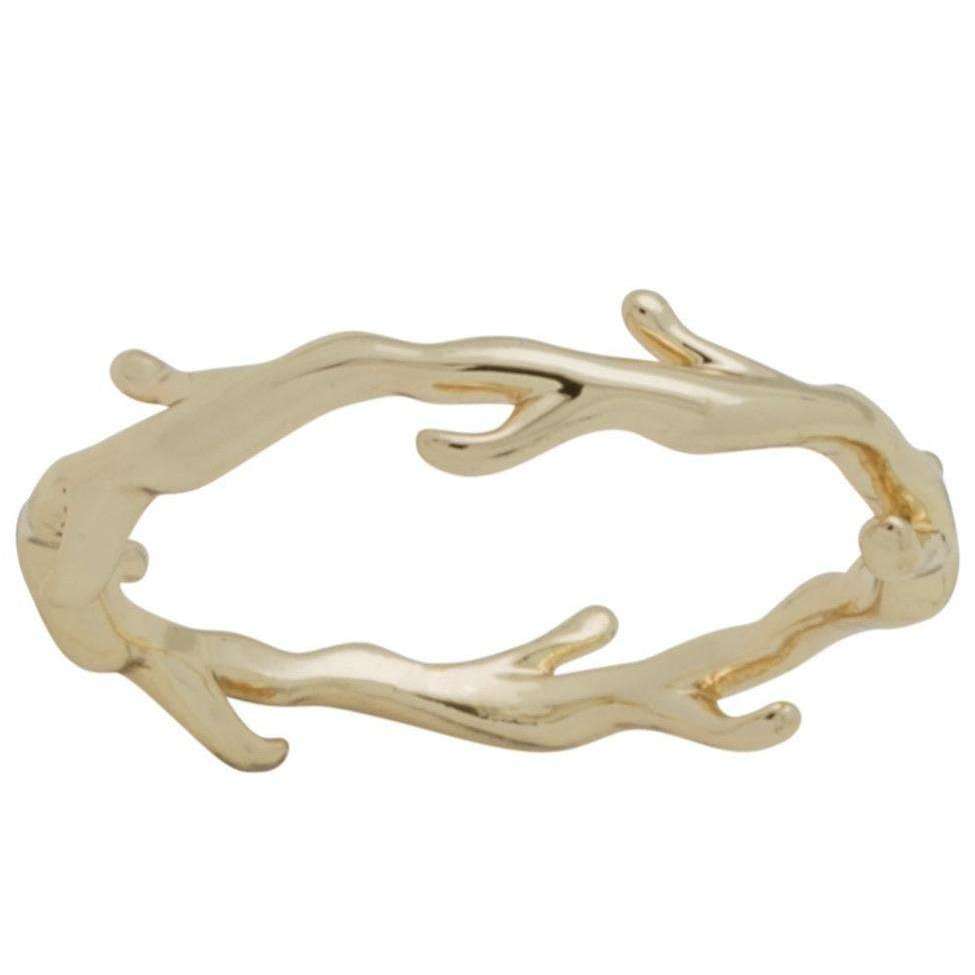 Gold Plated Branch Layer Ring - Little Prairie Girl