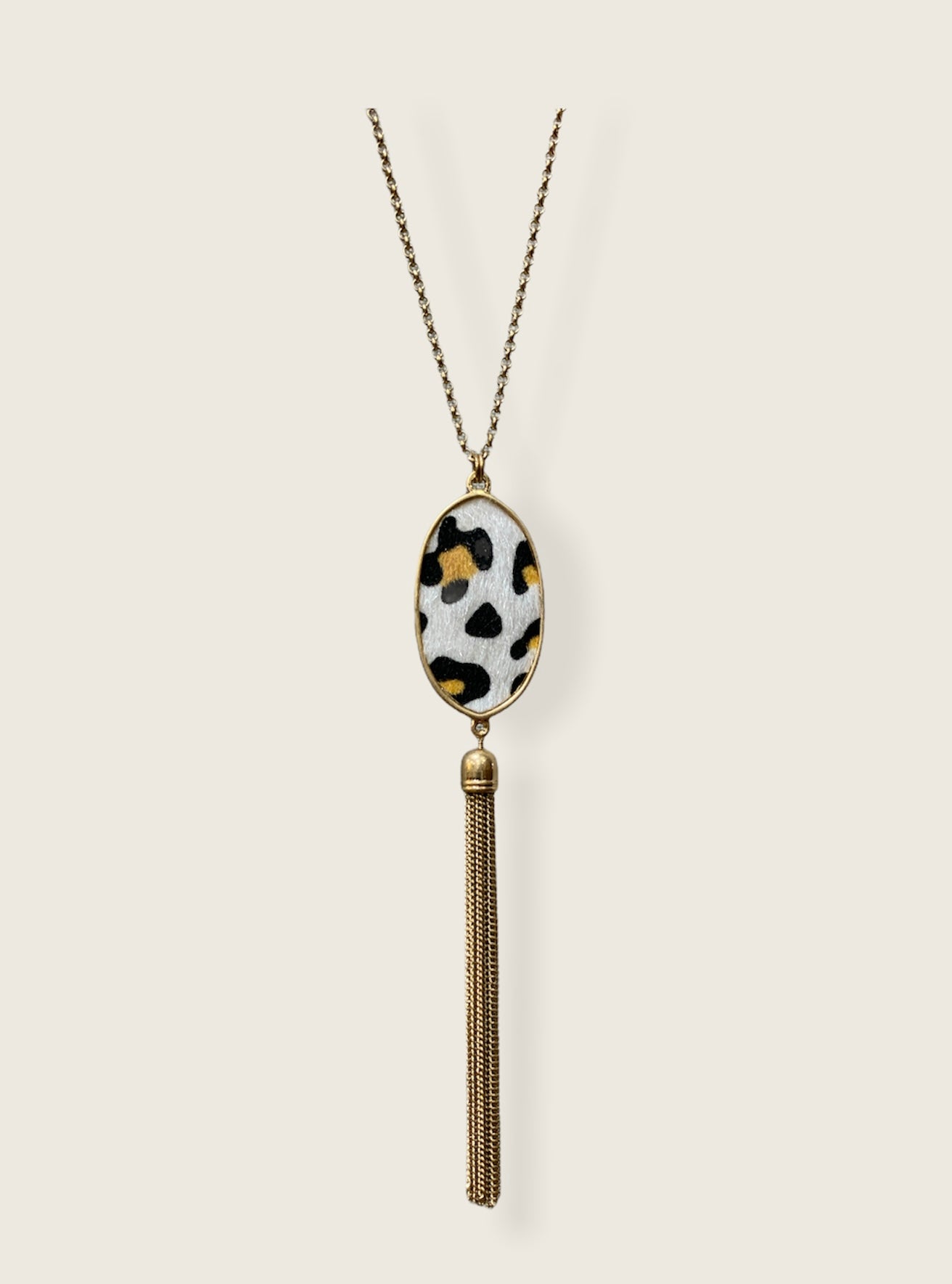 Animal Print Pendant Necklace - Little Prairie Girl