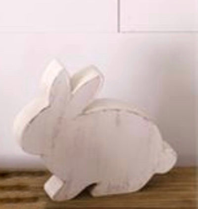 Wooden Chunky Bunny - Little Prairie Girl