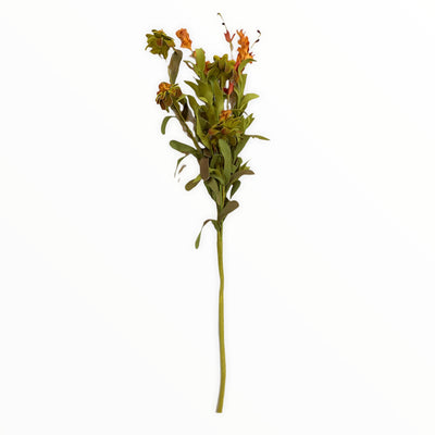 Orange & Green Fall Floral Pick - Little Prairie Girl