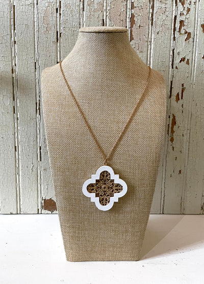 Wood and Metal Necklace - Little Prairie Girl