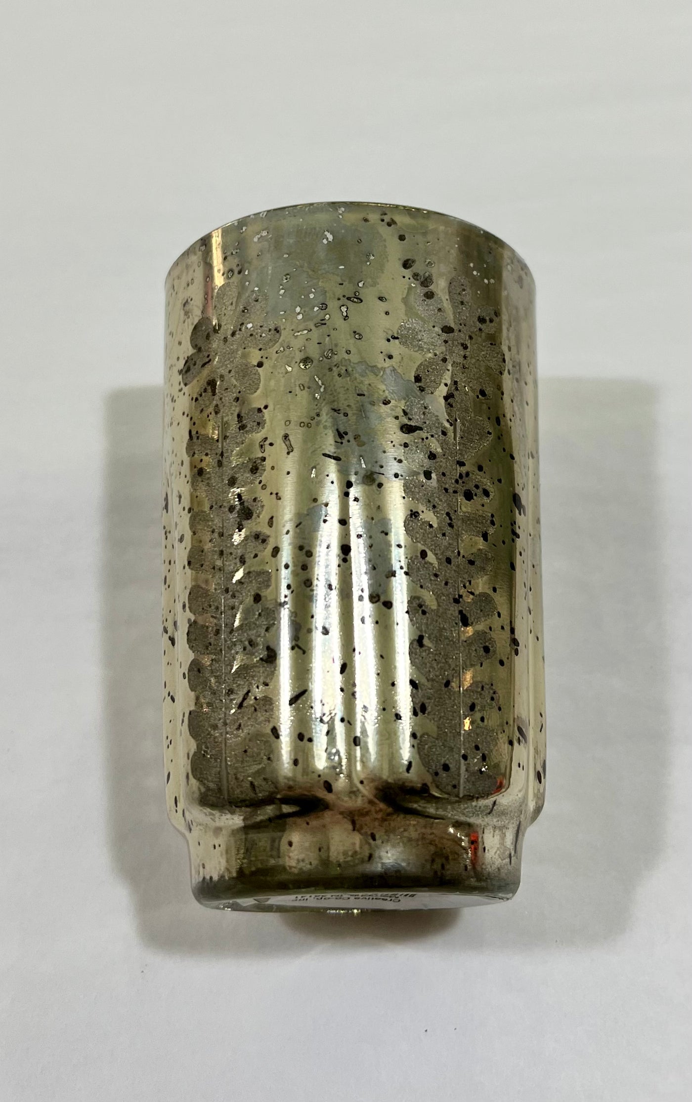 Antique Silver Finish Mercury Glass Votive Holder - Little Prairie Girl