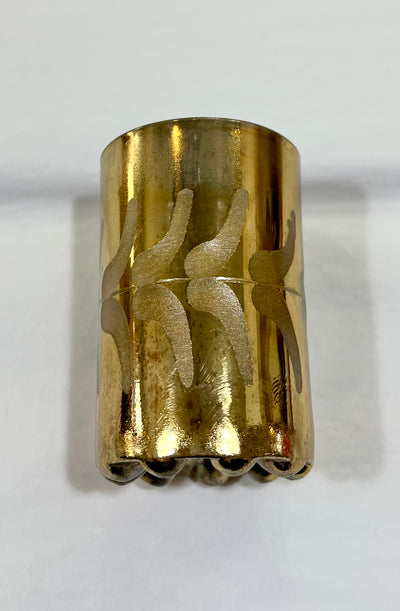 Antique Copper Finished Mercury Glass Votive Holder Style 4 - Little Prairie Girl