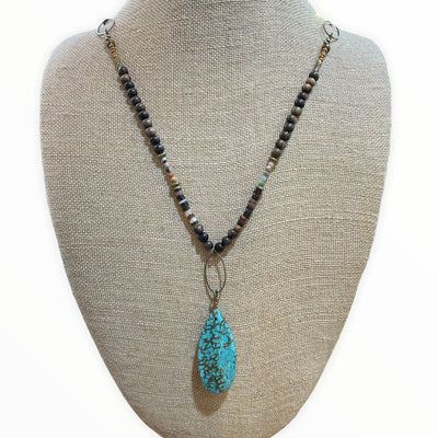 Turquoise & Amazonite Necklace - Little Prairie Girl