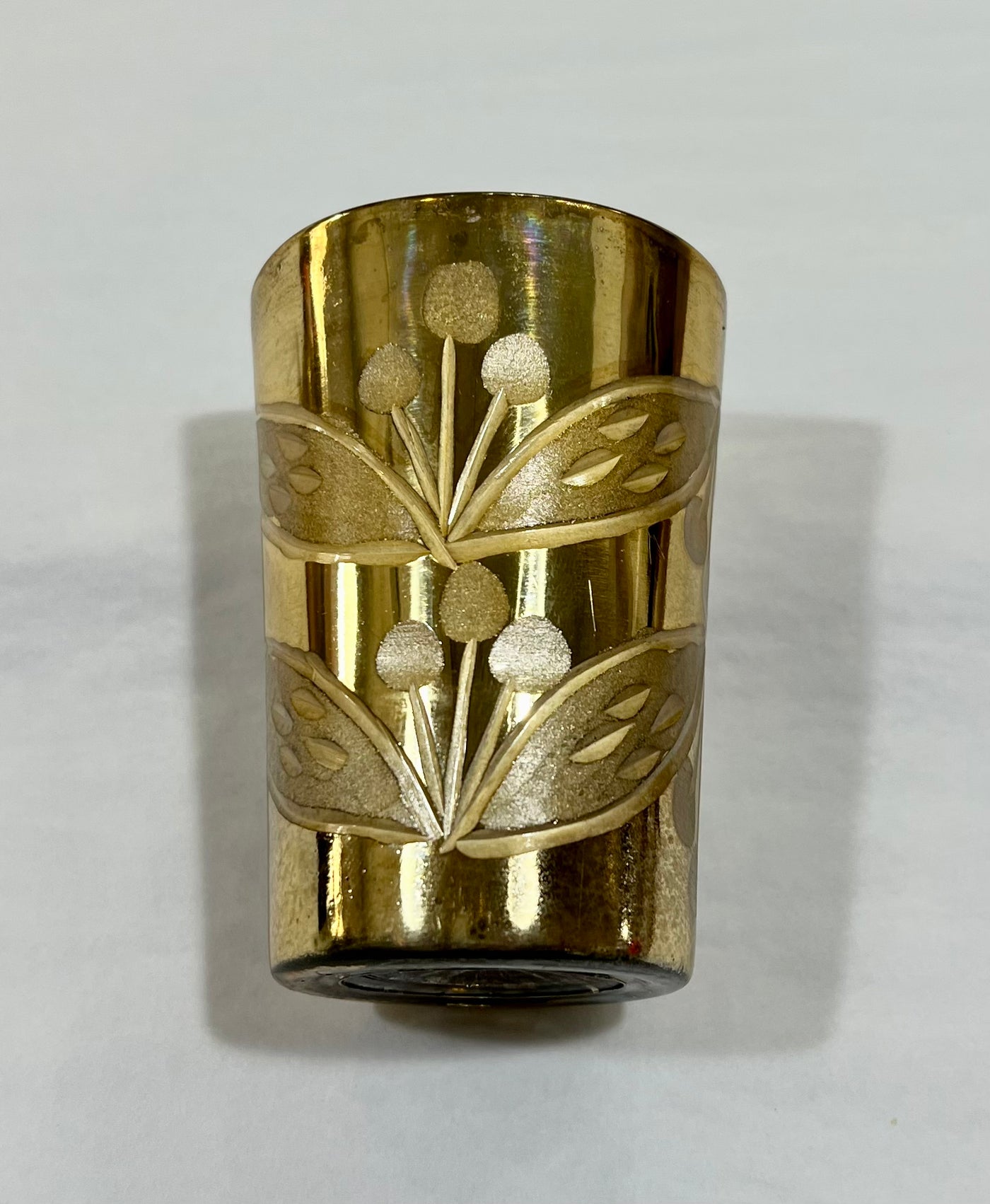 Antique Copper Finished Mercury Glass Votive Holder Style 3 - Little Prairie Girl