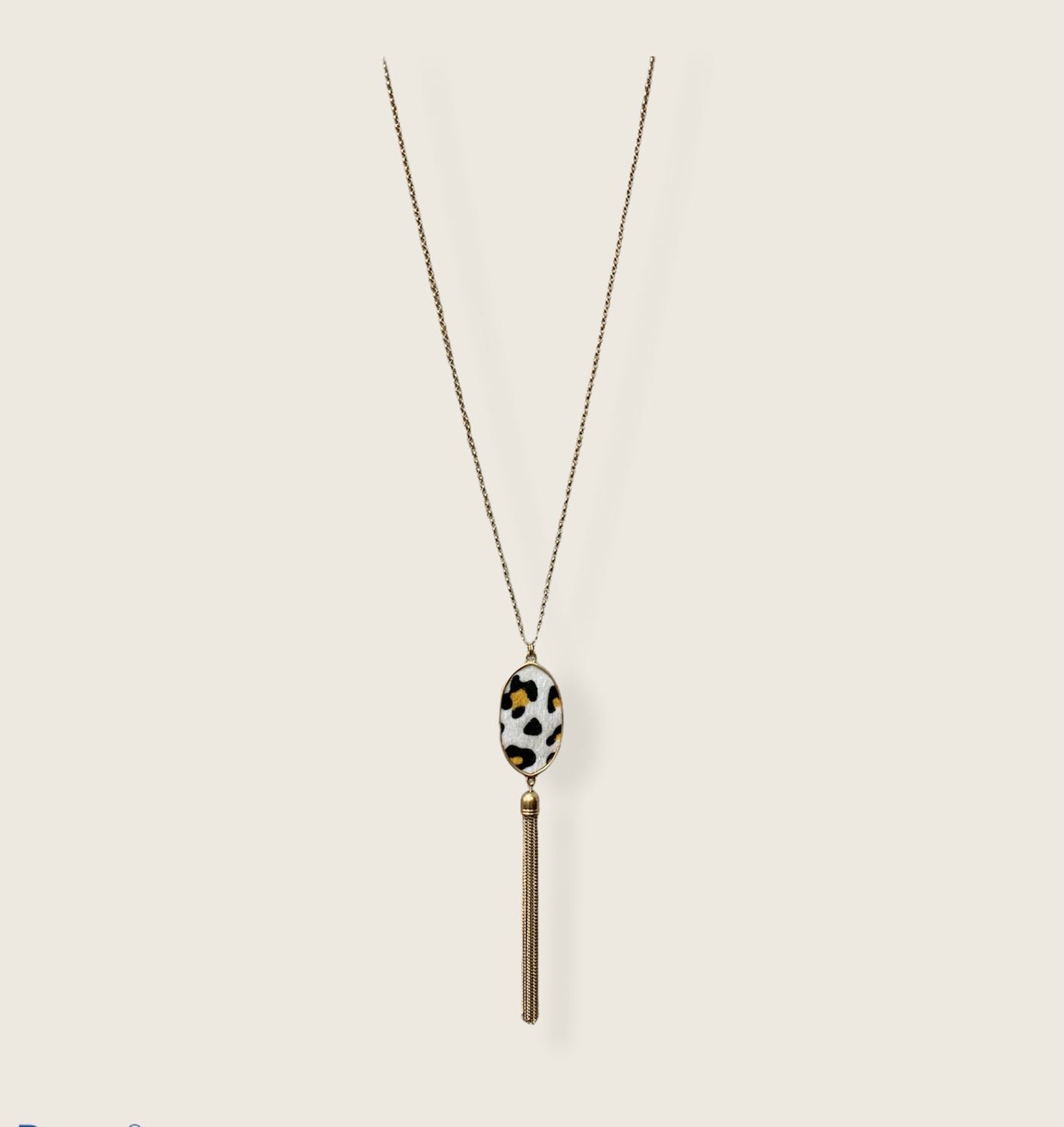 Animal Print Pendant Necklace - Little Prairie Girl