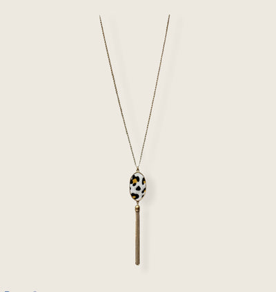 Animal Print Pendant Necklace - Little Prairie Girl