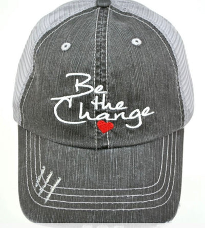 Be The Change Ball Cap - Little Prairie Girl