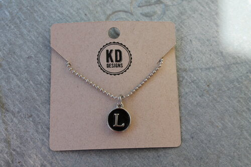 Alphabet Charm Necklace - Little Prairie Girl