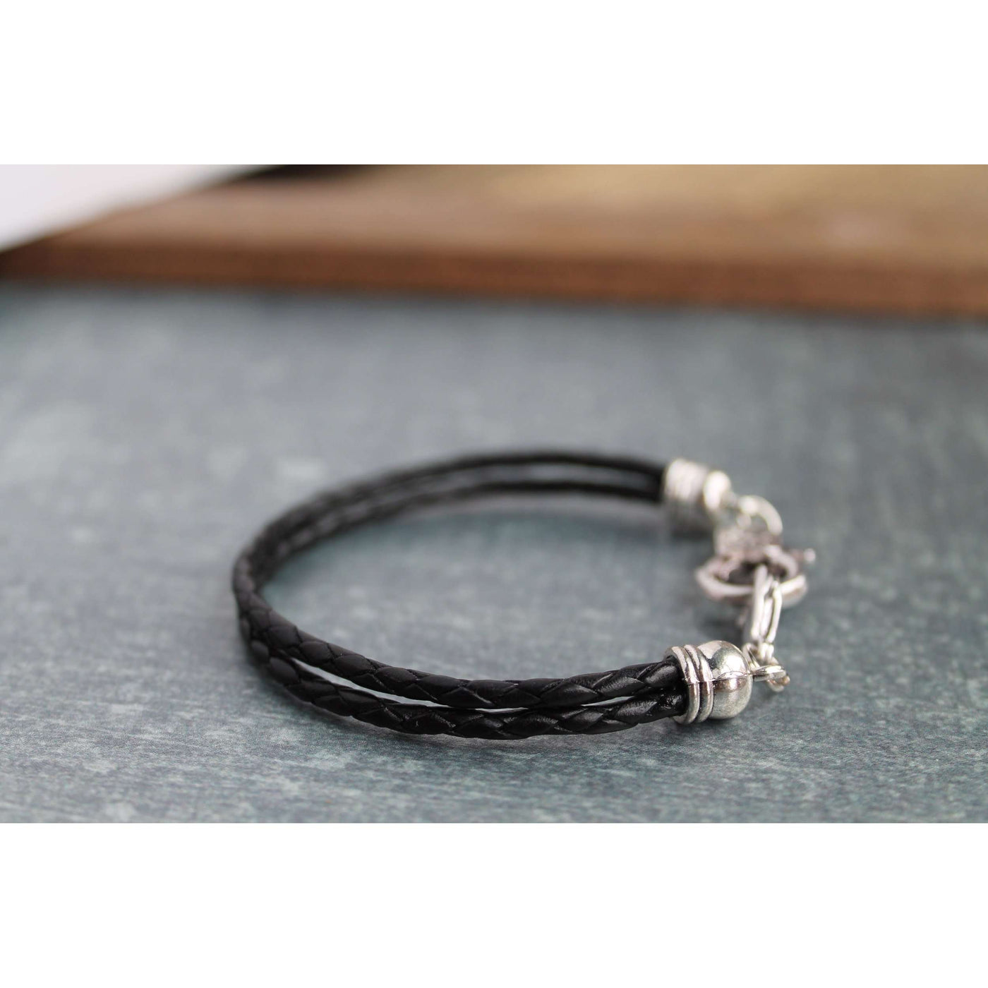 KD Charms braided leather bracelet - Little Prairie Girl