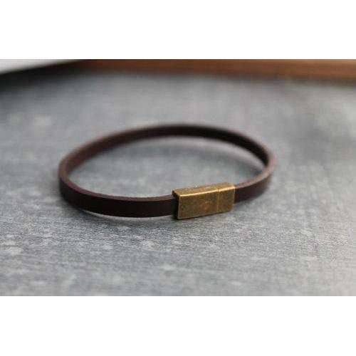 KD leather magnetic bracelet - Little Prairie Girl