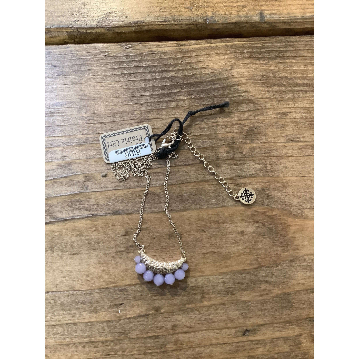 Light purple 6 bead necklace - Little Prairie Girl