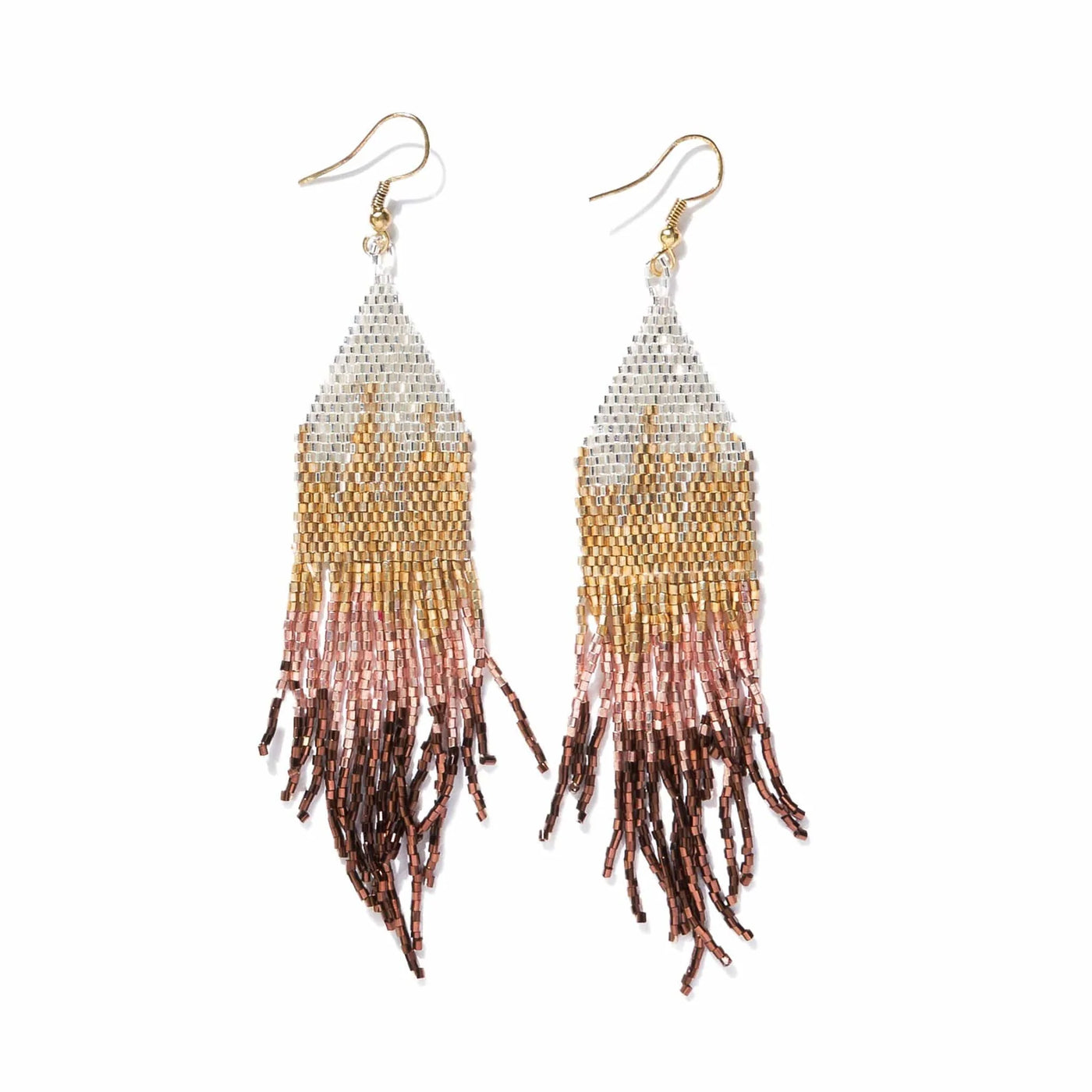 Mixed Metallic Ombre Earrings - Little Prairie Girl