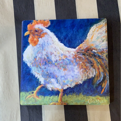 Stoneware Coaster - Little Prairie Girl