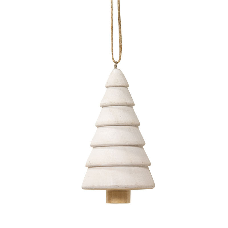 White Wooden Tree Ornament - Little Prairie Girl